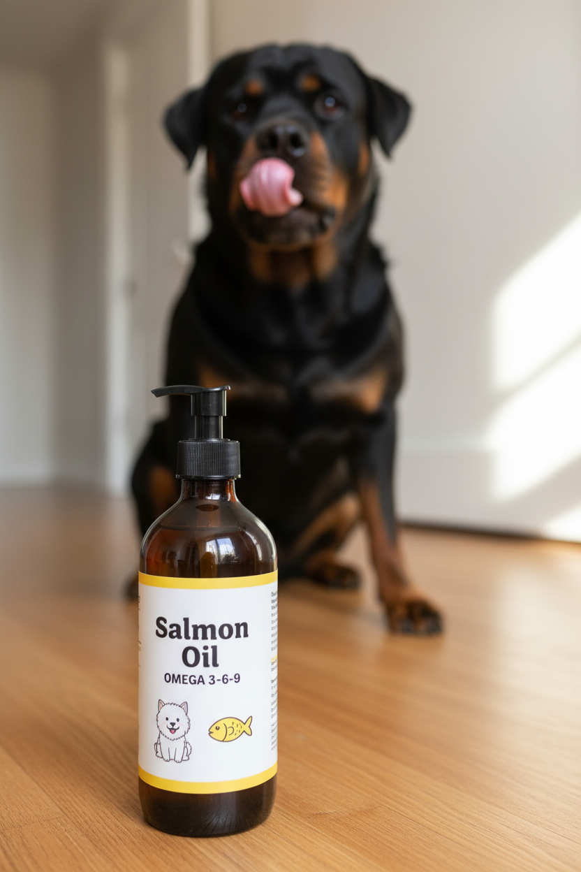 Huile de Saumon  pour Chien  Chats